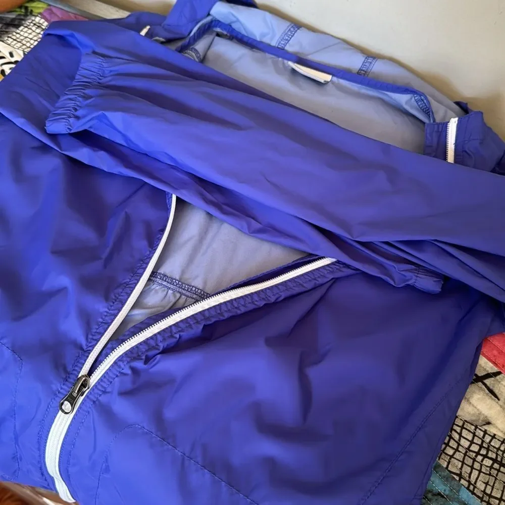 Columbia Jacket Windbreaker sz Large 14/16 Royal Purple